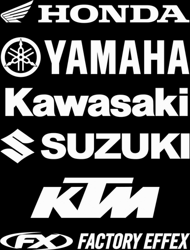 FACTORY EFFEX Die-Cut Decal - 1' -Yamaha 08 06-94212