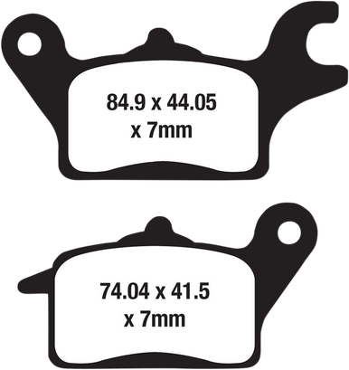 EBC Organic Brake Pads - Z 125 Pro - FA691 FA691