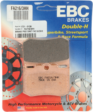 EBC HH Brake Pads - FA216/3HH FA216/3HH
