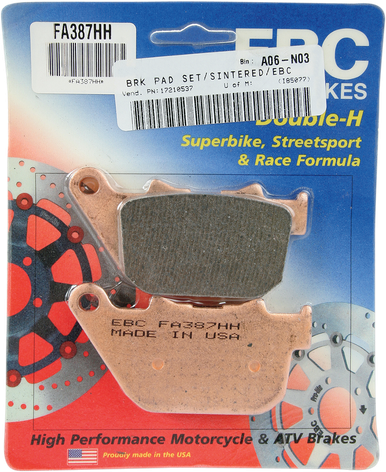 EBC HH Brake Pads - FA387HH FA387HH