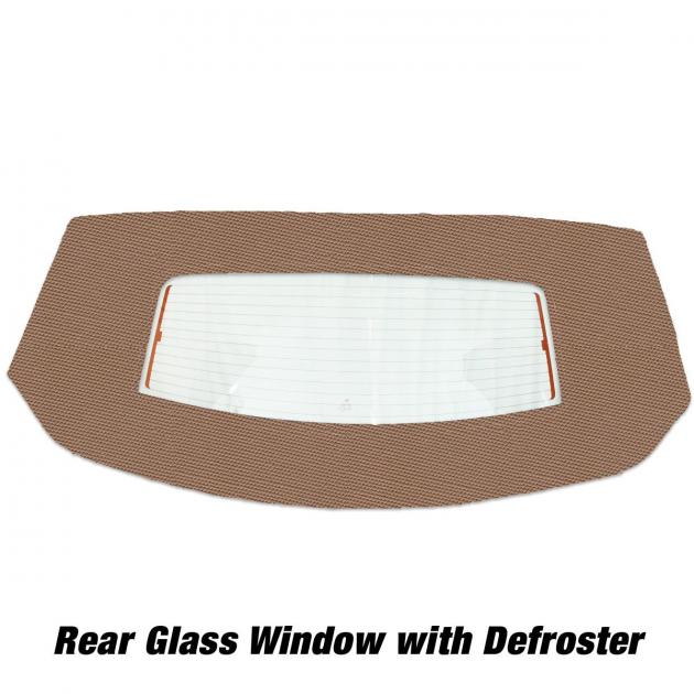Kee Auto Top HG0289DF02SDX Convertible Rear Window - Vinyl, Direct Fit