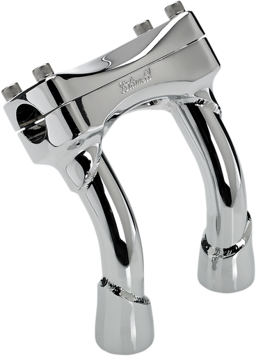 BILTWELL Risers - Murdock - Pullback - 6" - Chrome 6404-105-06