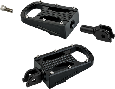 BILTWELL Punisher Footpeg - Black - Softail 7006-203-03