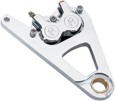 PERFORMANCE MACHINE (PM) Single Disc Caliper - Front - Chrome - Springer 00-07 1230-0017-CH