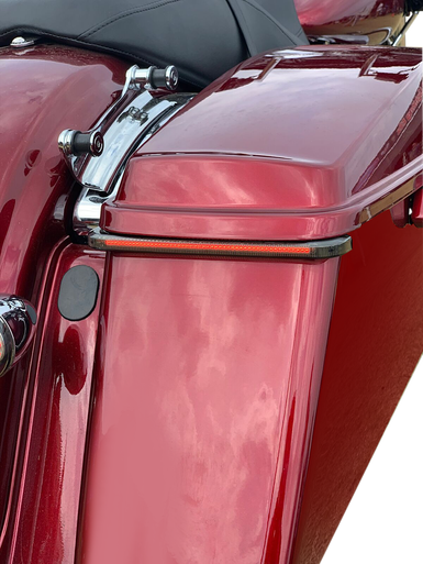 CUSTOM DYNAMICS Saddlebag Lights - Smoke Lens CD-LPSEQ-SS8-S