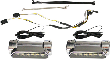 CUSTOM DYNAMICS Engine Guard Light - FLH - Chrome CD-CB-AW-BCM-C