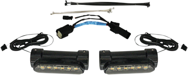 CUSTOM DYNAMICS Engine Guard Light - '09-'13 CVO - Black CD-CB-AW-SS8-B