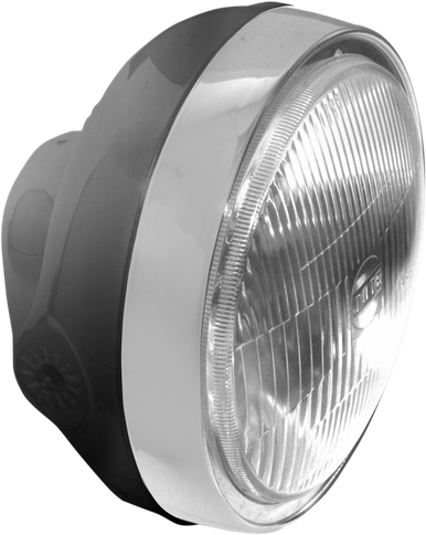 EMGO 6 1/4" Headlight Assembly - Black 66-64313D