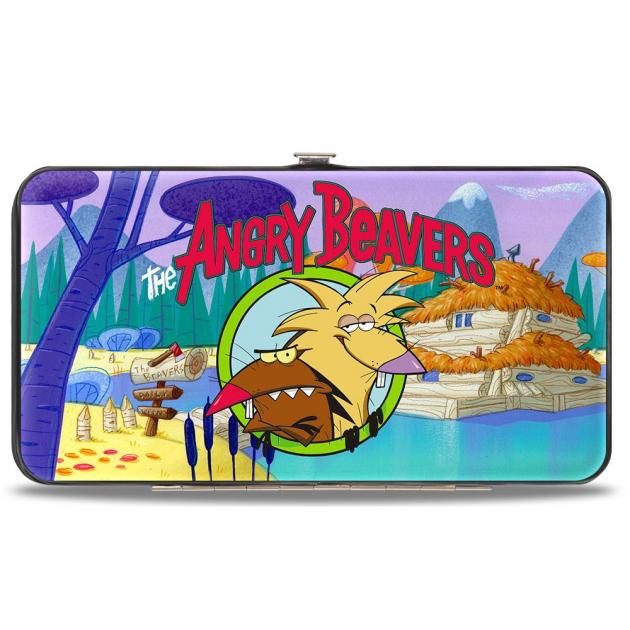 Hinged Wallet - THE ANGRY BEAVERS Pose/Dam House