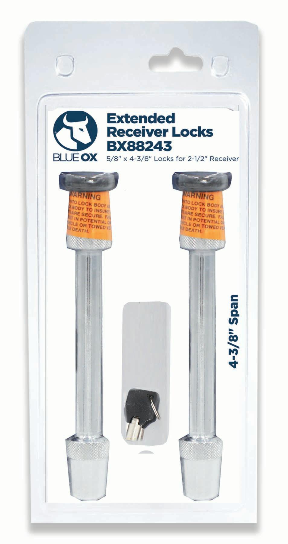 Blue OX BX88423 Trailer Hitch Receiver Lock