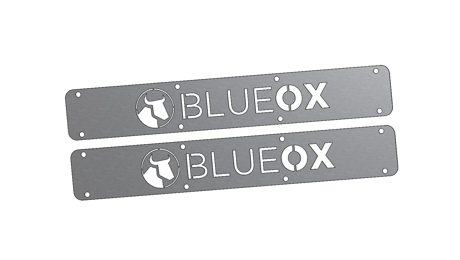 Blue OX BX88437 KIT, MUD FLAP, TRIM PLATES, PAIR