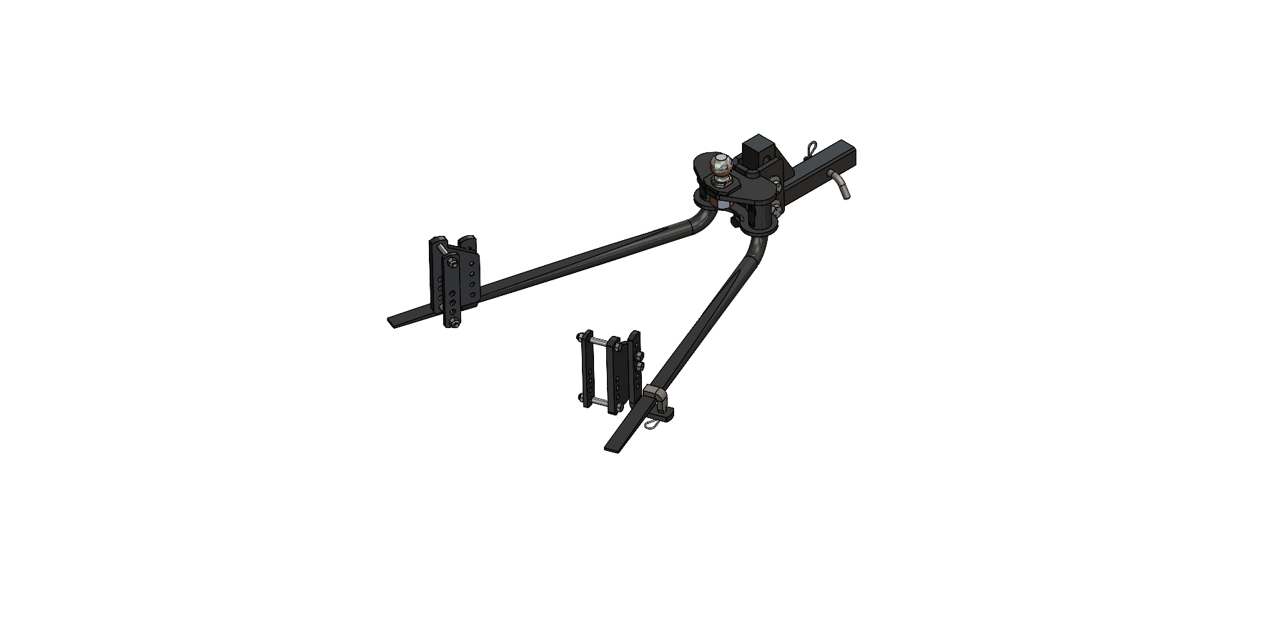 Blue OX BXW0673 HITCH, 2-POINT WEIGHT DISTRIBUTION HITCH, 600 LB., UNDERSLUNG