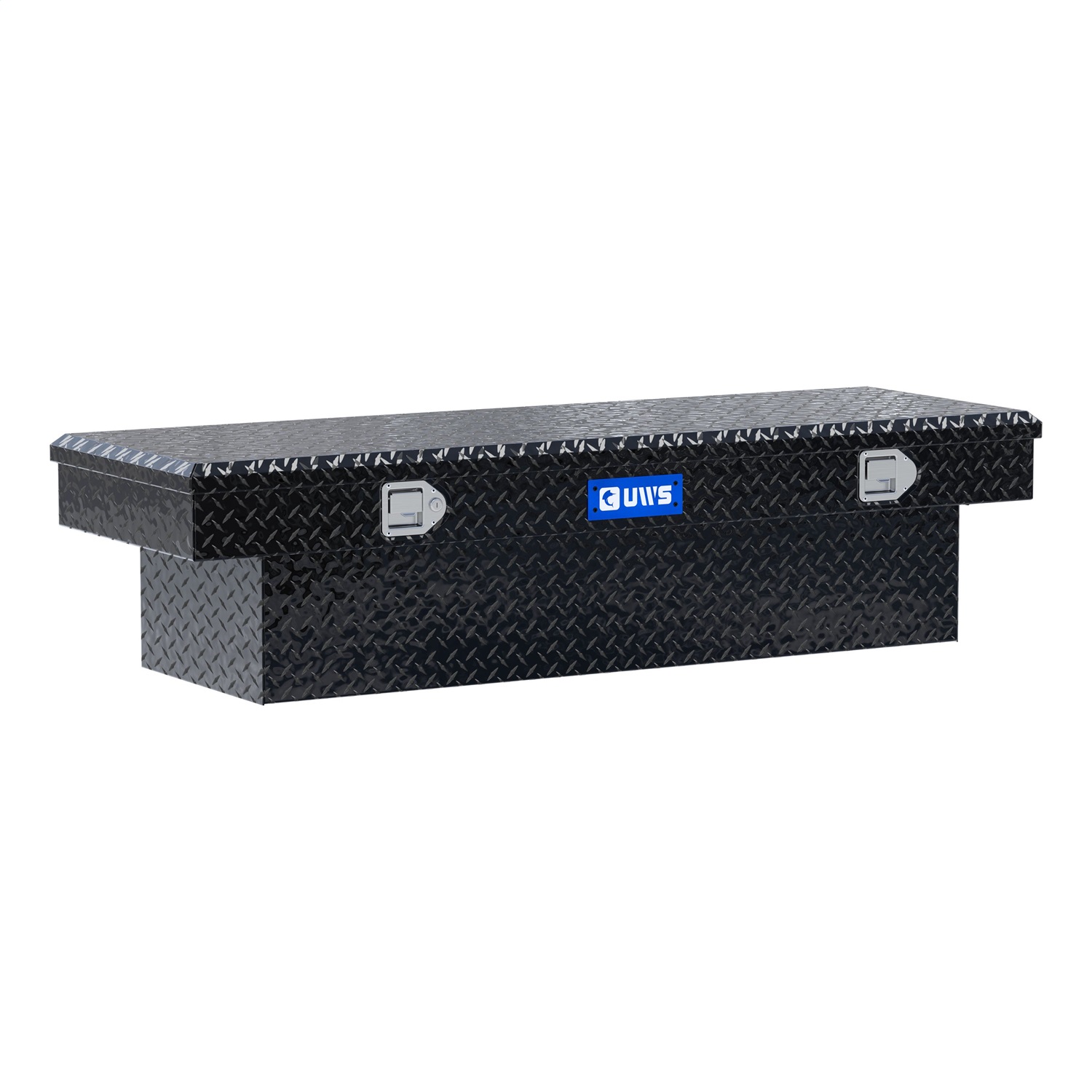 UWS EC10212 Gloss Black Aluminum 60in. Crossover Truck Tool Box (Heavy Packaging)
