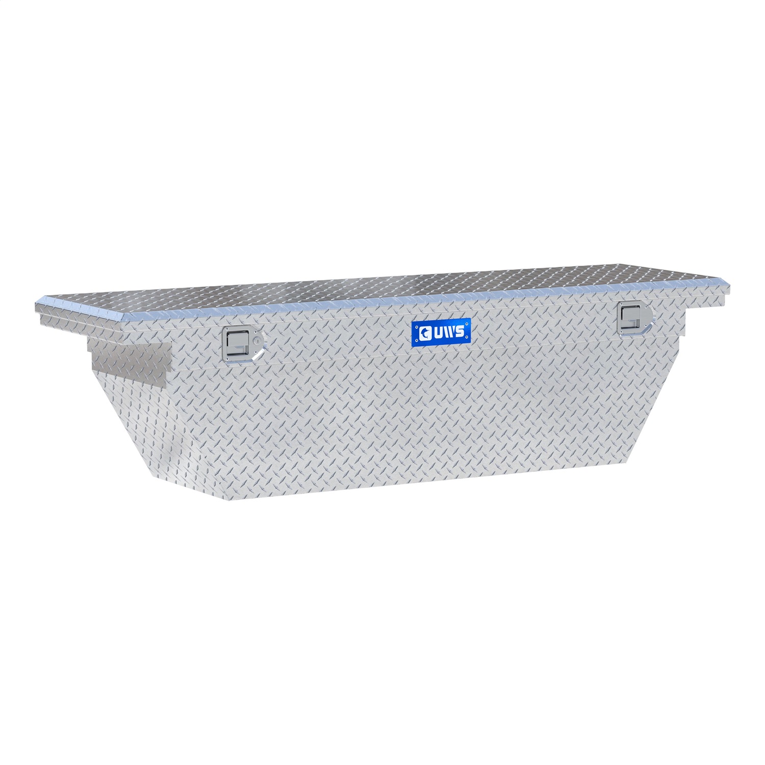 UWS EC10761 Bright Aluminum 69in. Deep Angle Crossover Box with Low Profile (Heavy Packaging