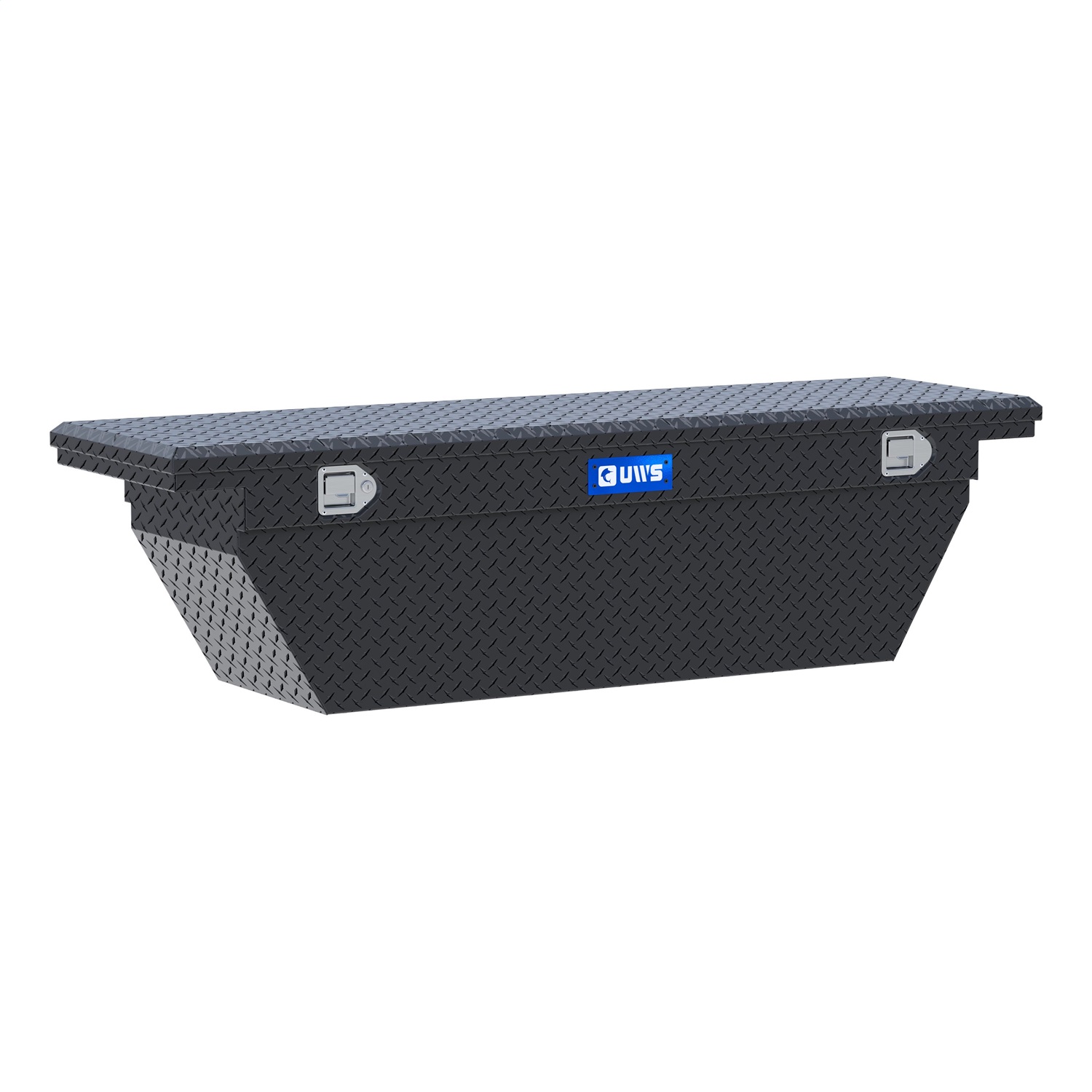 UWS EC10783 Matte Black Aluminum 69in. Deep Angle Tool Box; Low Profile (Heavy Packaging)
