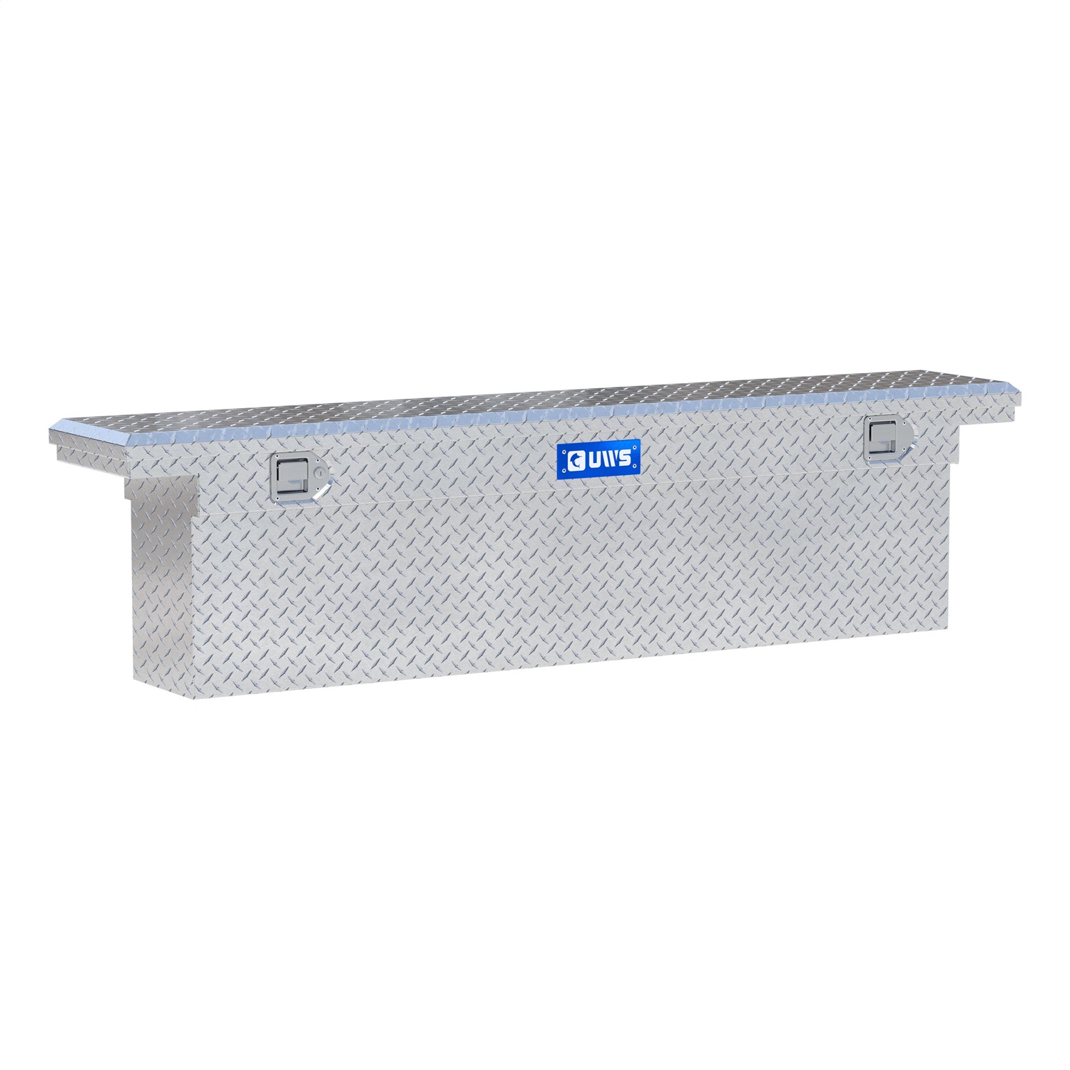 UWS EC10871 Bright Aluminum 72in. Deep Slim Crossover Box with Low Profile (Heavy Packaging)
