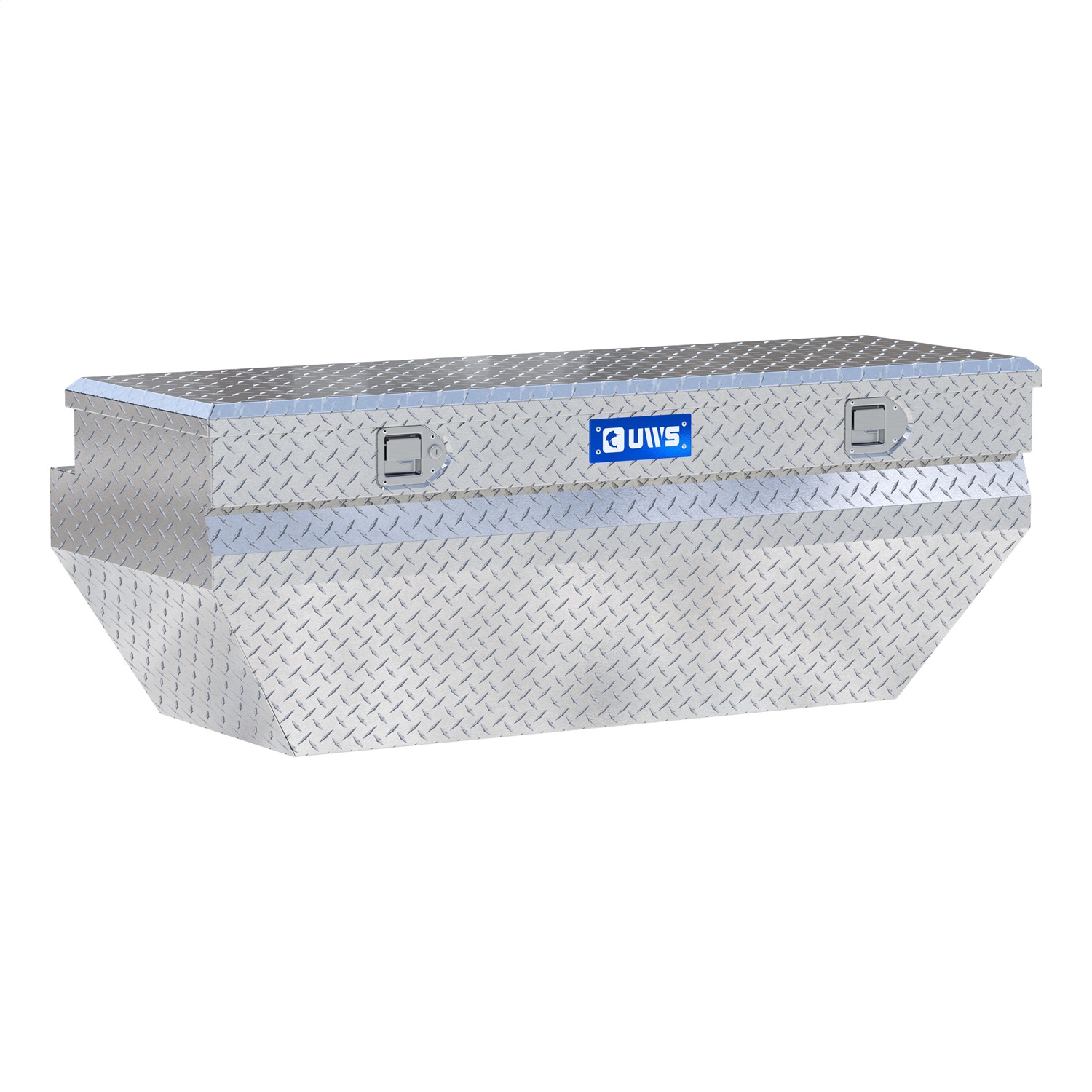 UWS EC20311 Bright Aluminum 55in. Wedged Angled Utility Chest Box (Heavy Packaging)
