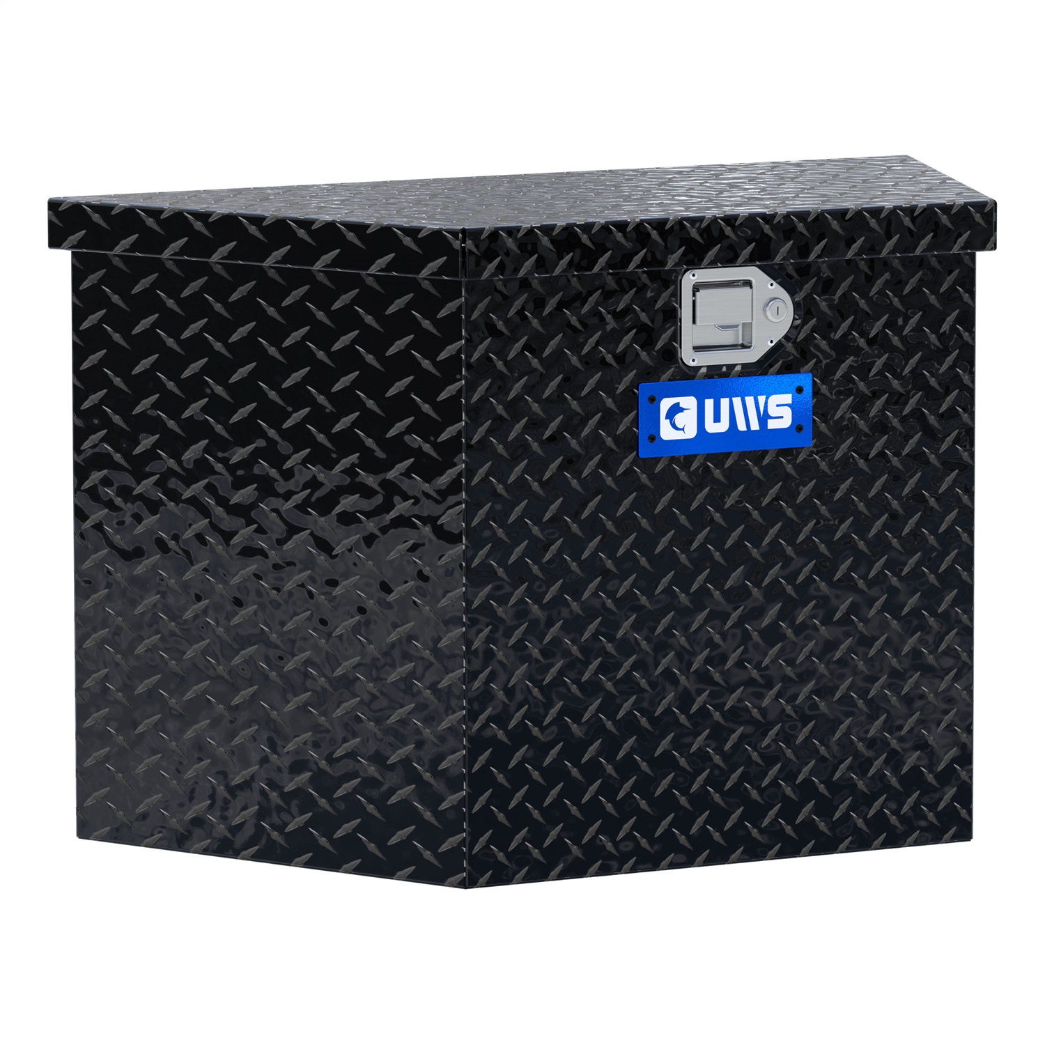 UWS EC20402 Gloss Black Aluminum 34in. Trailer Tongue Box (Heavy Packaging)