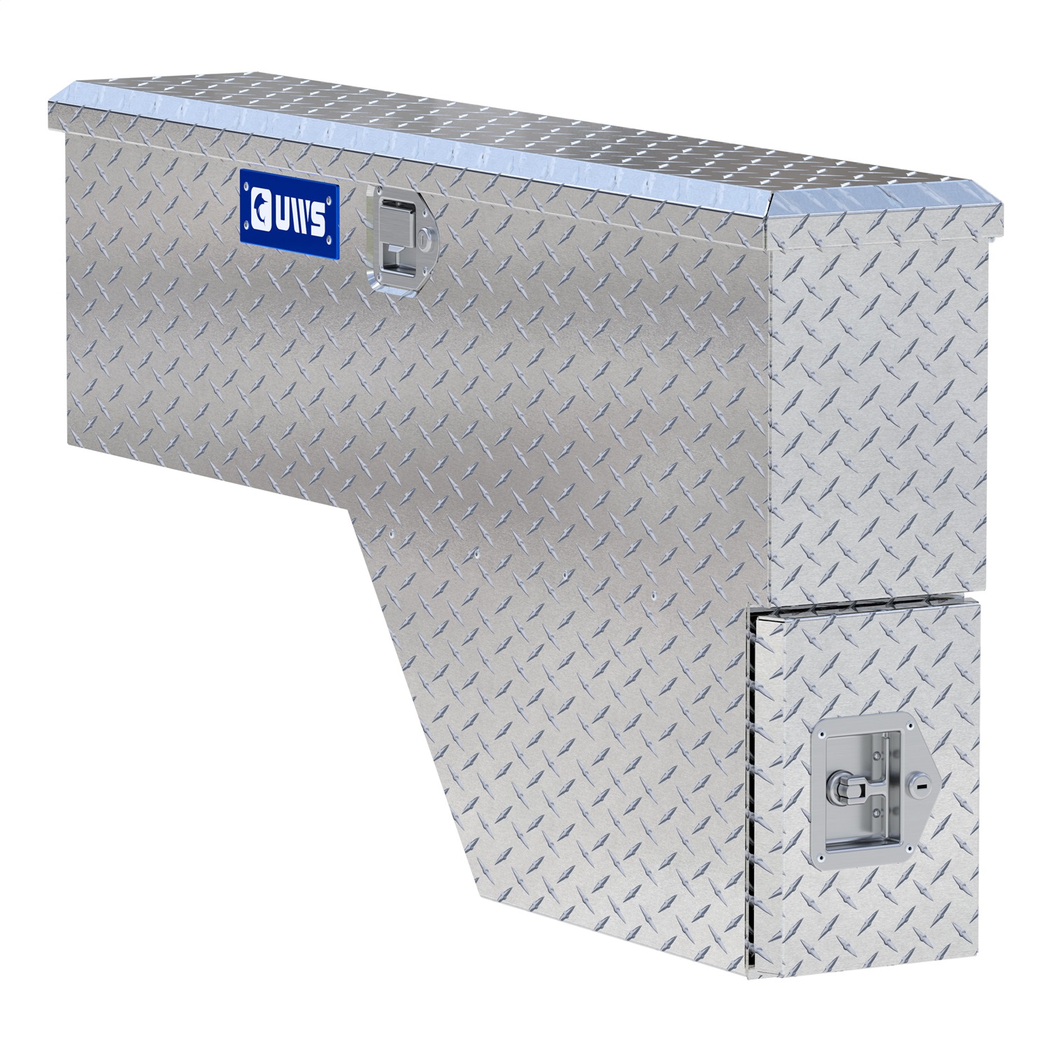 UWS EC30001 Bright Aluminum 48in. Driver-Side Wheel Well Tool Box (Heavy Packaging)