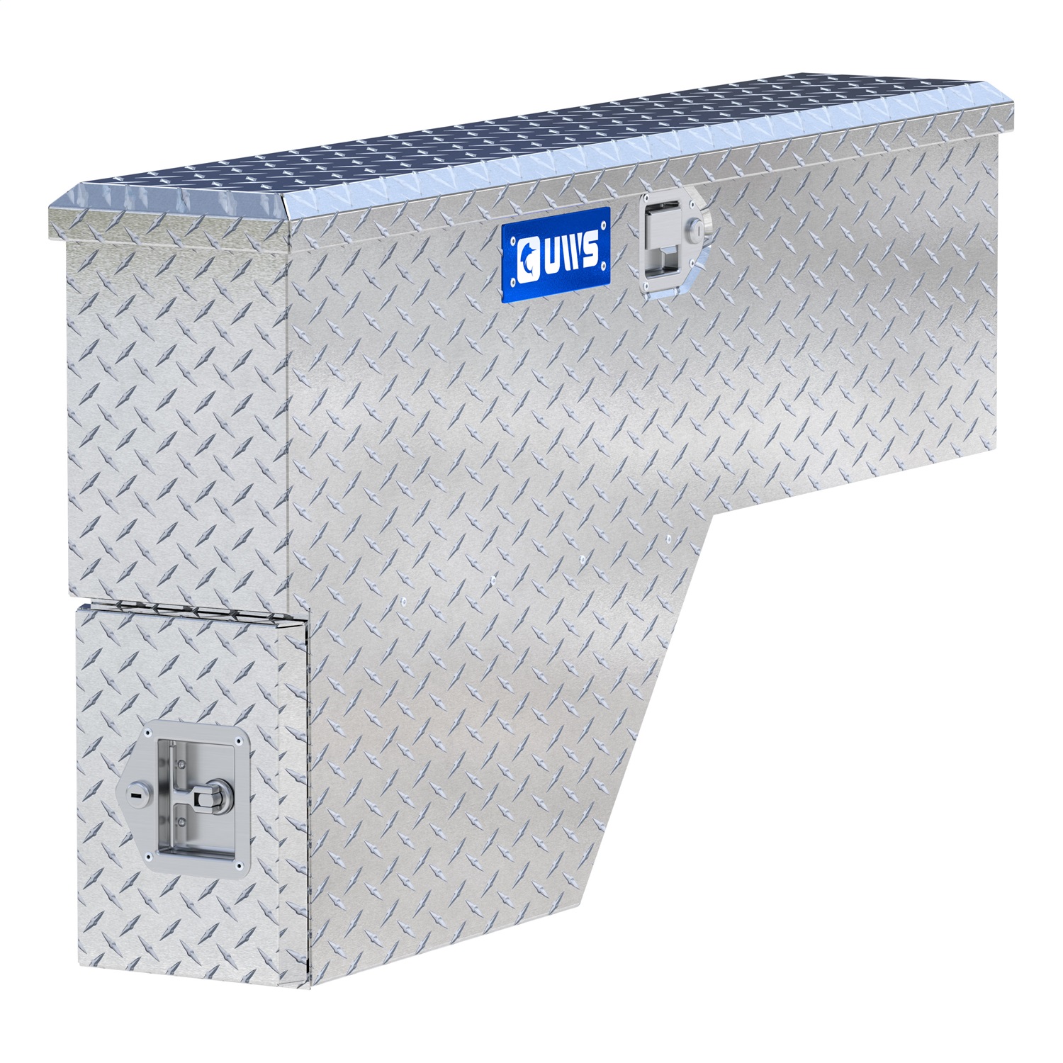 UWS EC30021 Bright Aluminum 48in. Passenger-Side Wheel Well Tool Box (Heavy Packaging)