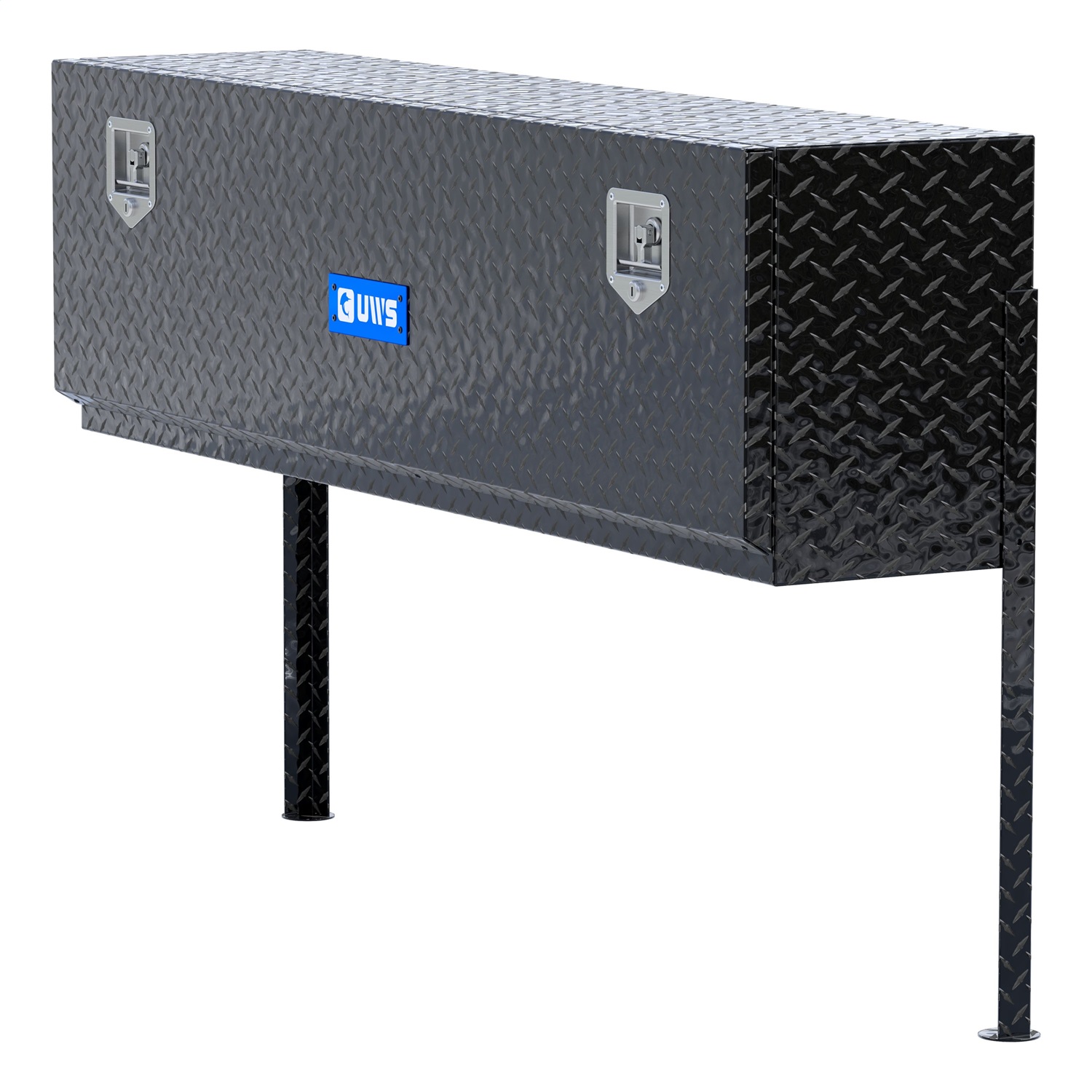 UWS EC40032 Gloss Black Aluminum 60in. Single-Door Topside Truck Tool Box (Heavy Packaging)
