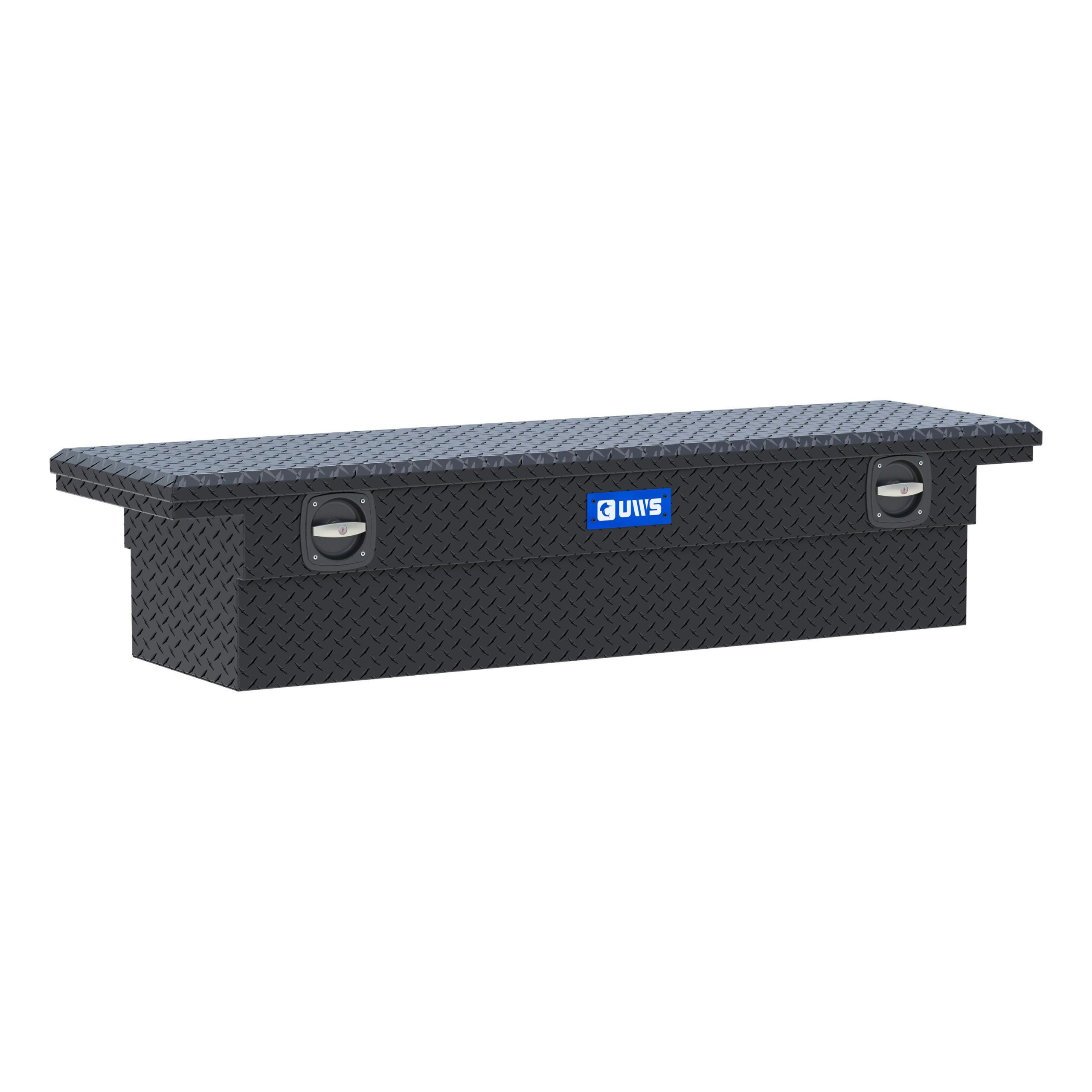 UWS EC10342 Gloss Black Aluminum 63in. Truck Tool Box with Low Profile (Heavy Packaging)