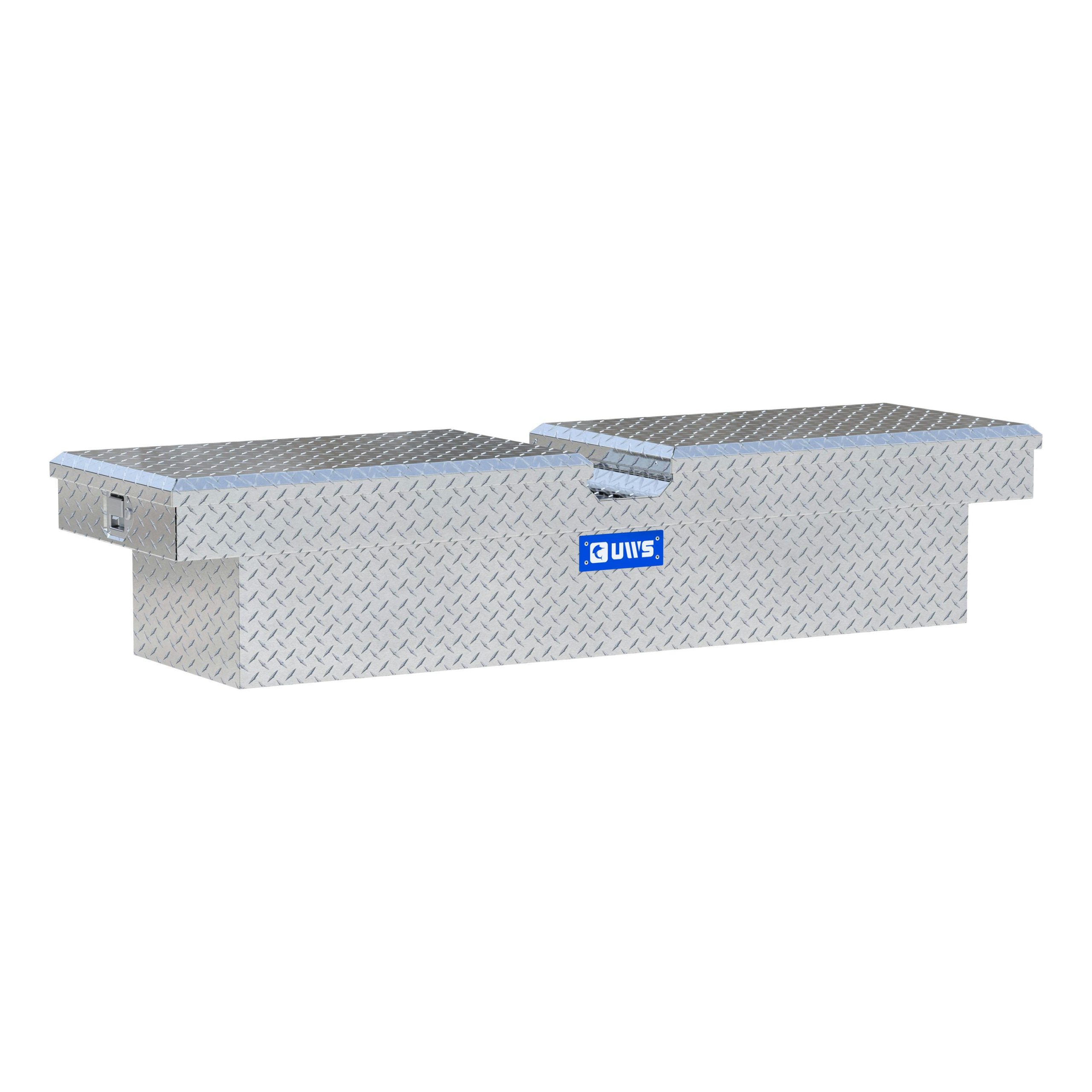 UWS TB-63 Bright Aluminum 63in. Gull Wing Crossover Truck Tool Box (LTL Shipping Only)
