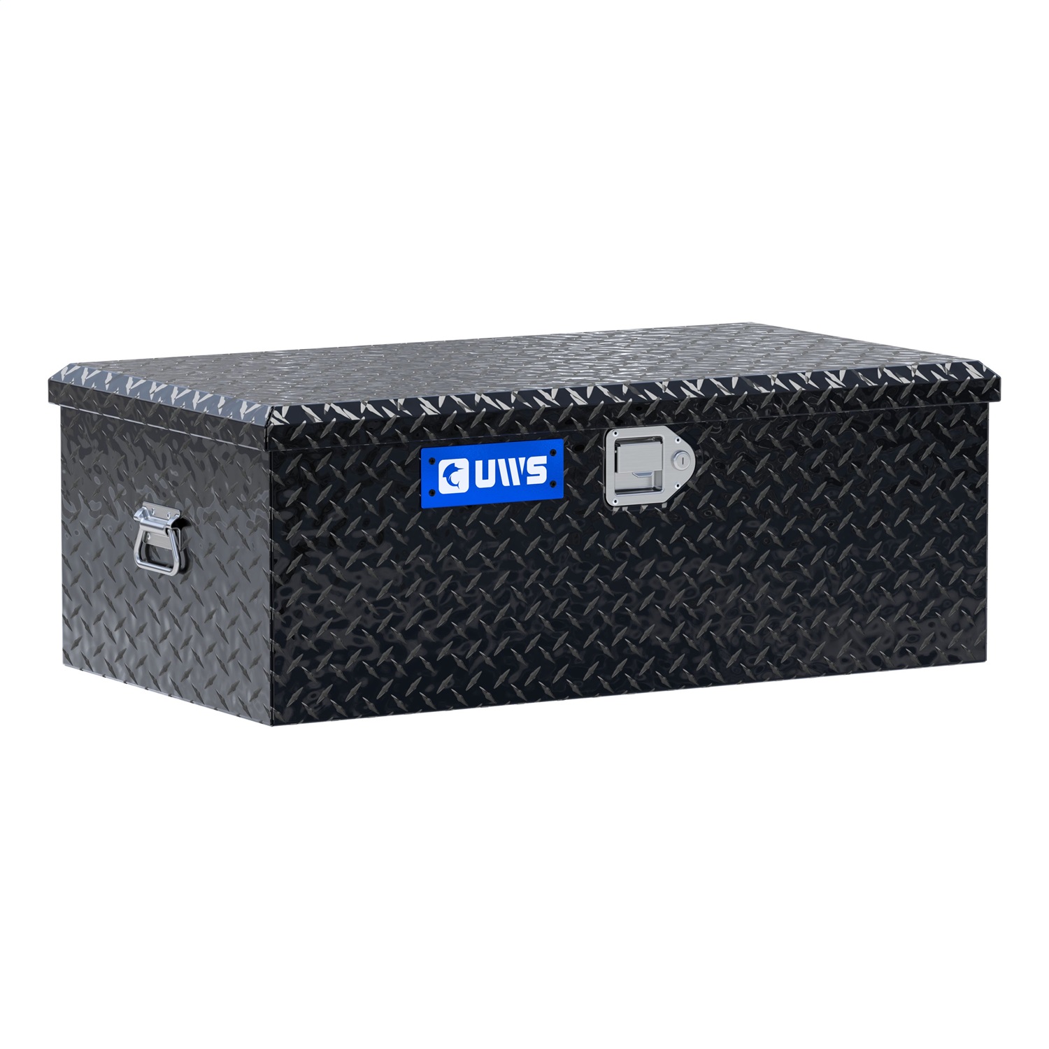 UWS FOOT-LOCKER-BLK Gloss Black Aluminum 36in. Foot Locker (LTL Shipping Only)