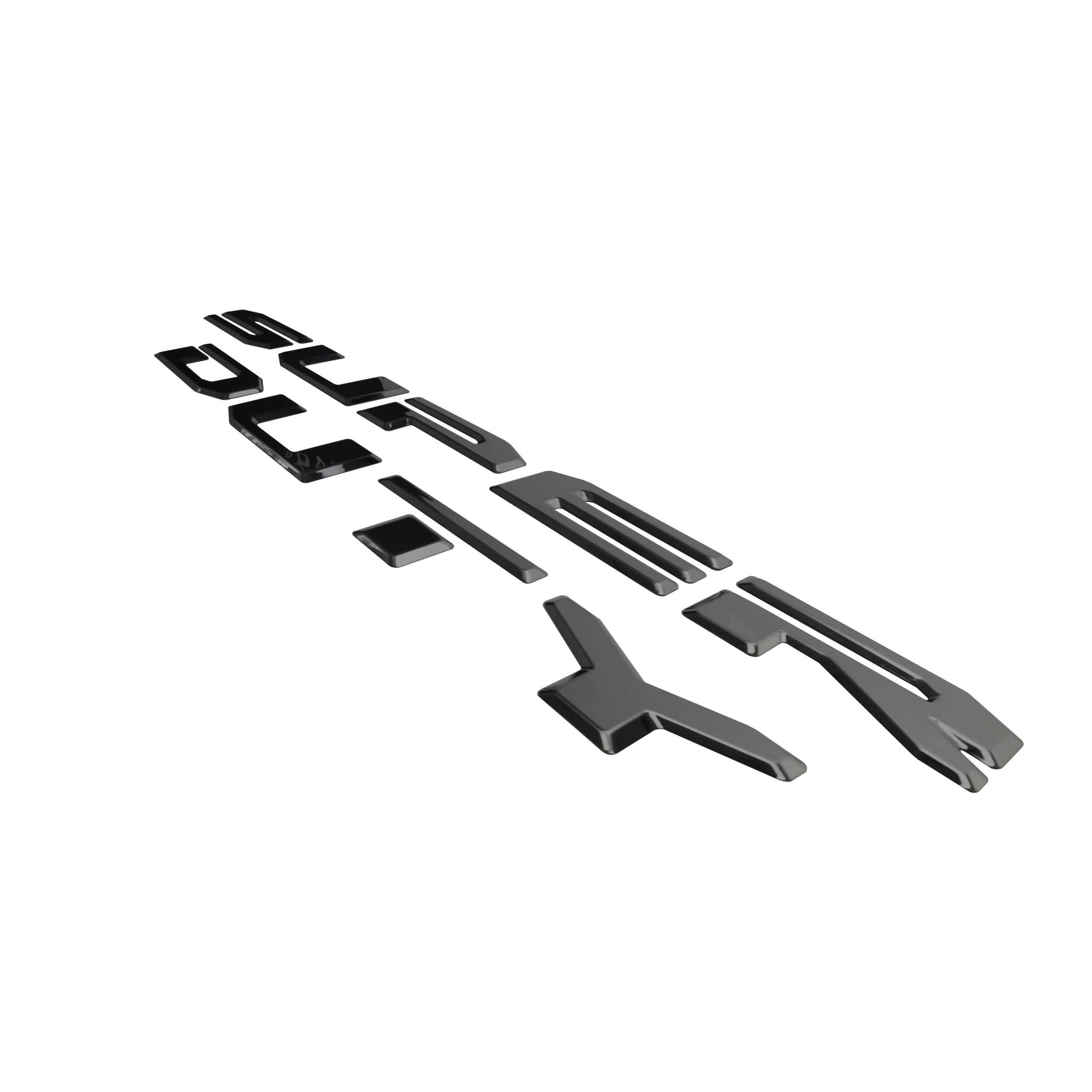 Putco 55557BPFD Putco Ford "Super Duty" Tailgate Lettering Kit