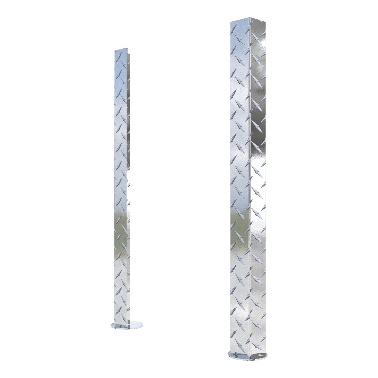 UWS SM-LEGS Replacement Bright Aluminum Truck Side Tool Box Legs-1 Pair