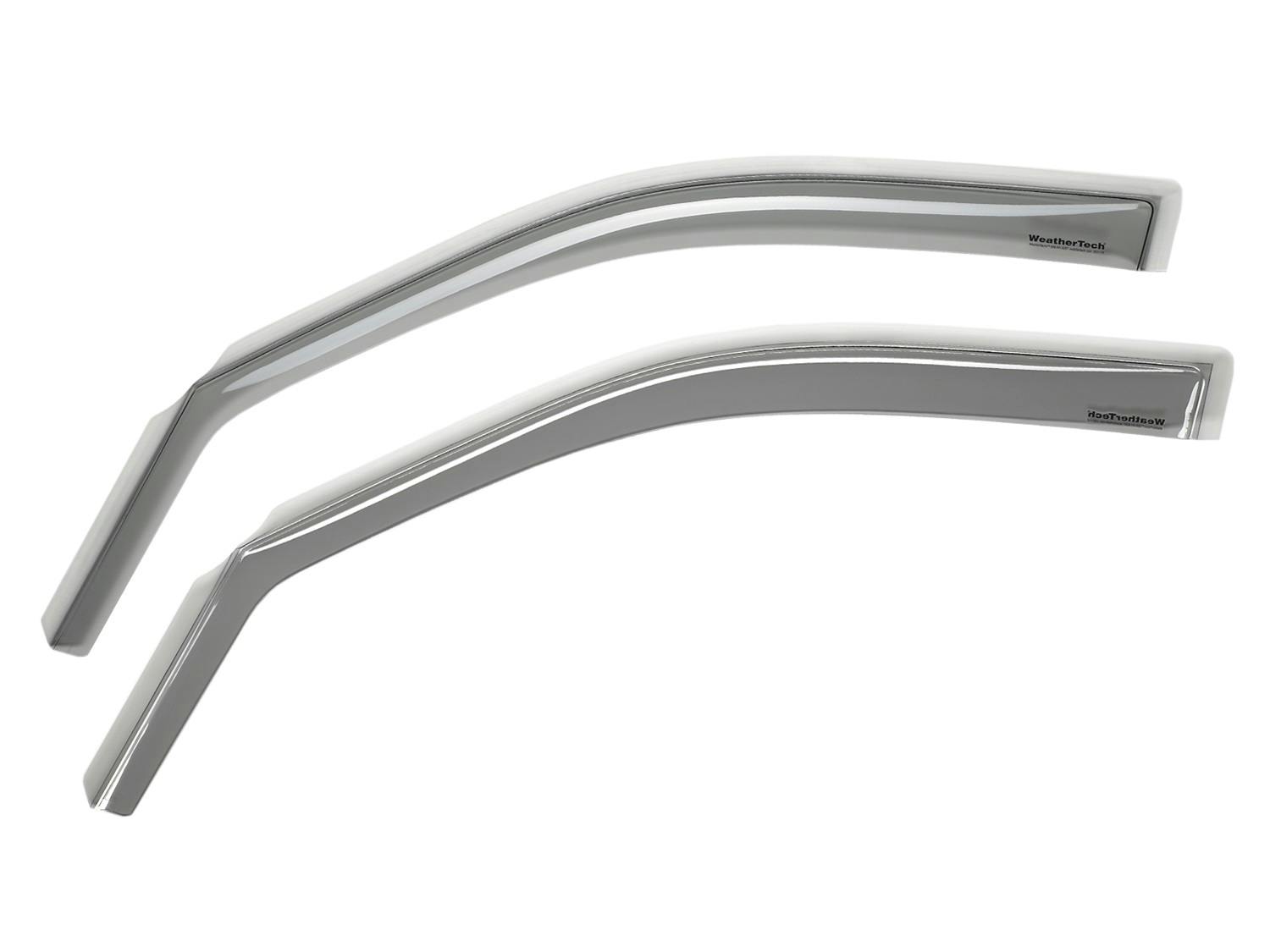 WeatherTech 70411 Front Side Window Deflectors, Light Smoke