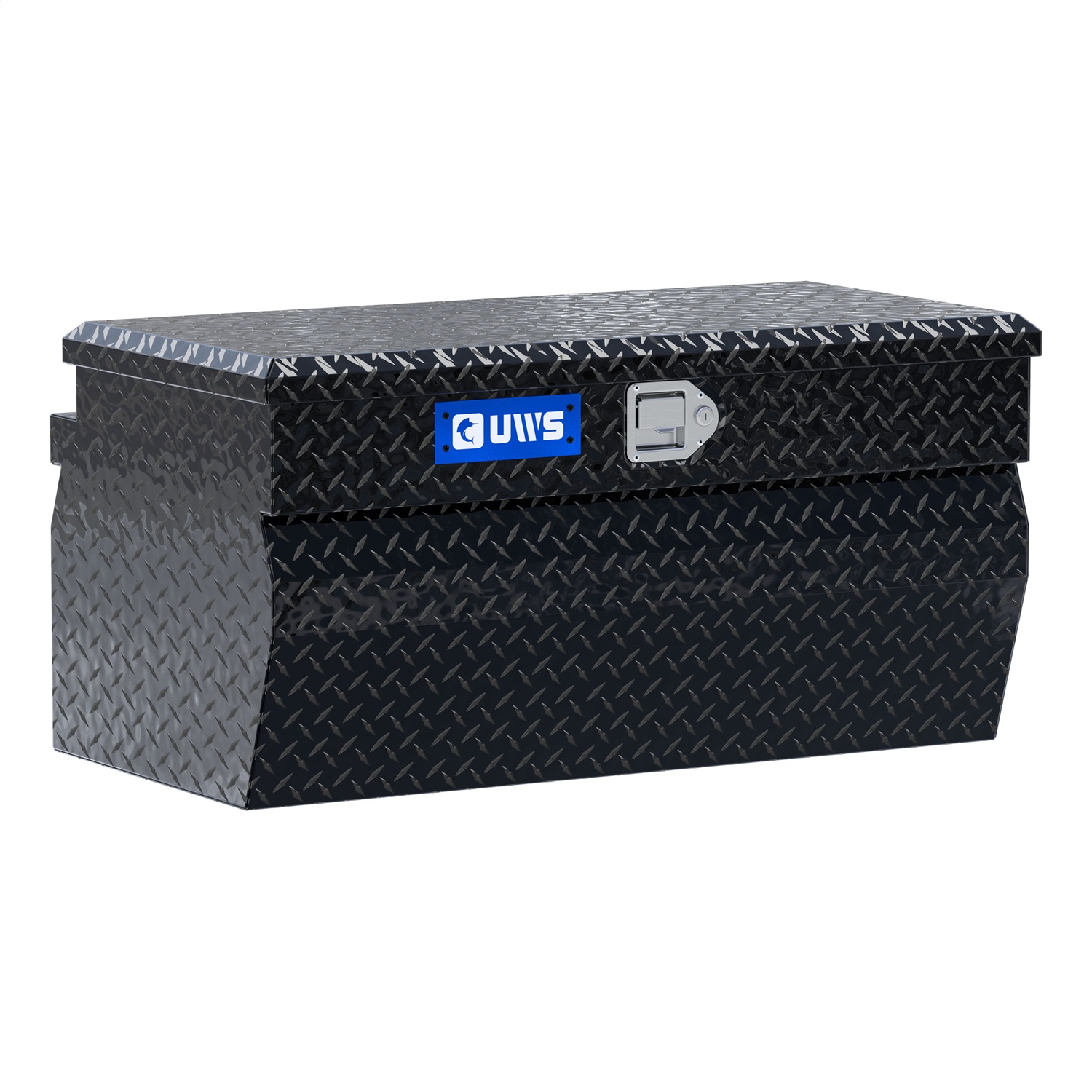 UWS TBC-36-W-BLK Gloss Black Aluminum 36in. Wedge Utility Chest Box (LTL Shipping Only)