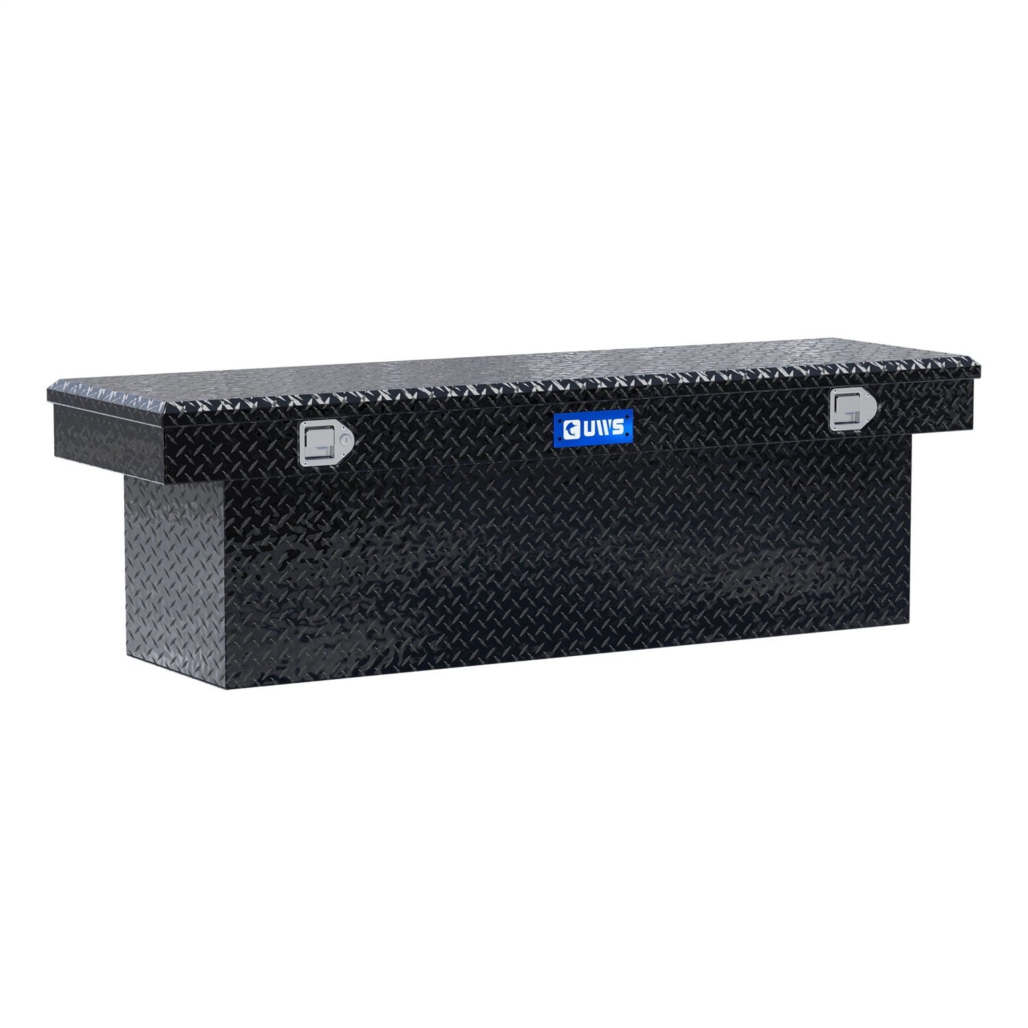 UWS TBSD-69-BLK Gloss Black Aluminum 69in. Deep Crossover Truck Tool Box
