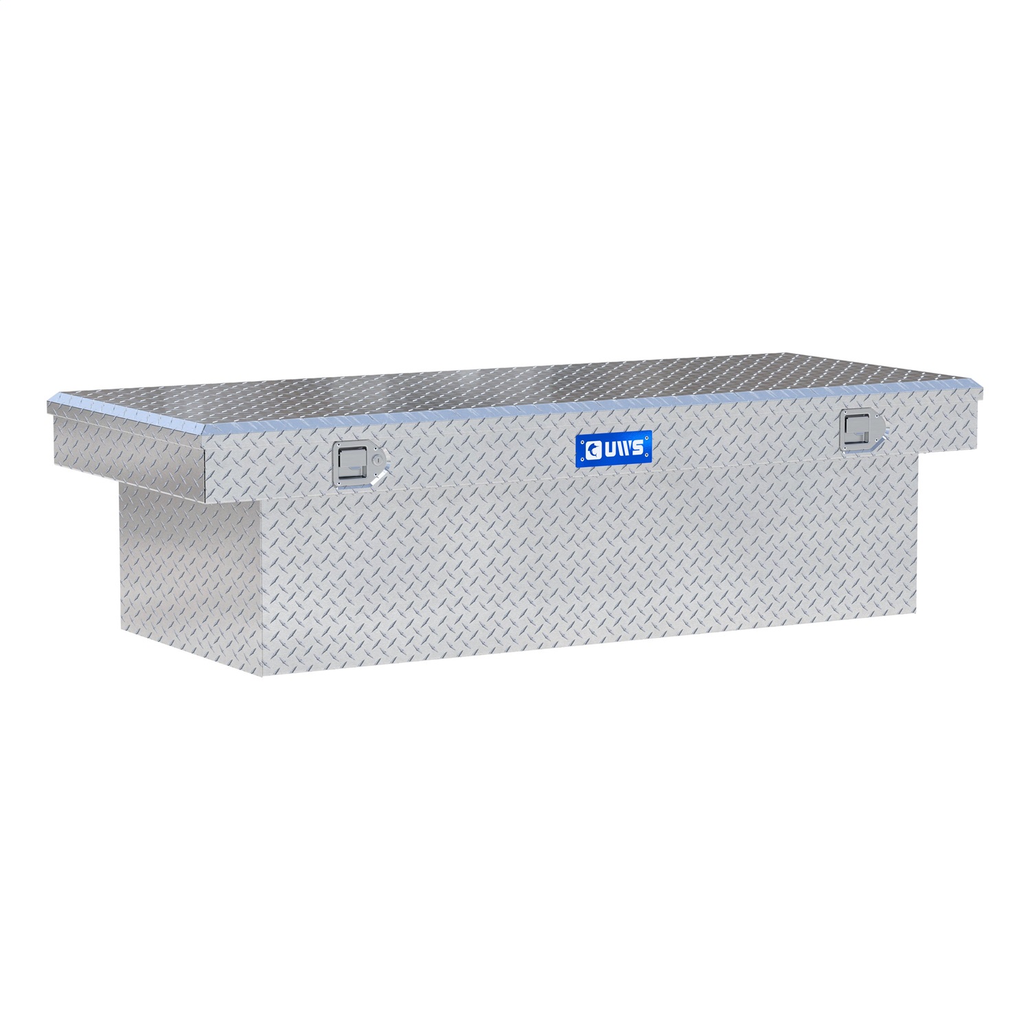 UWS TBSD-69-LBTA Bright Aluminum 69in. Deep Extra-Wide Crossover Truck Tool Box