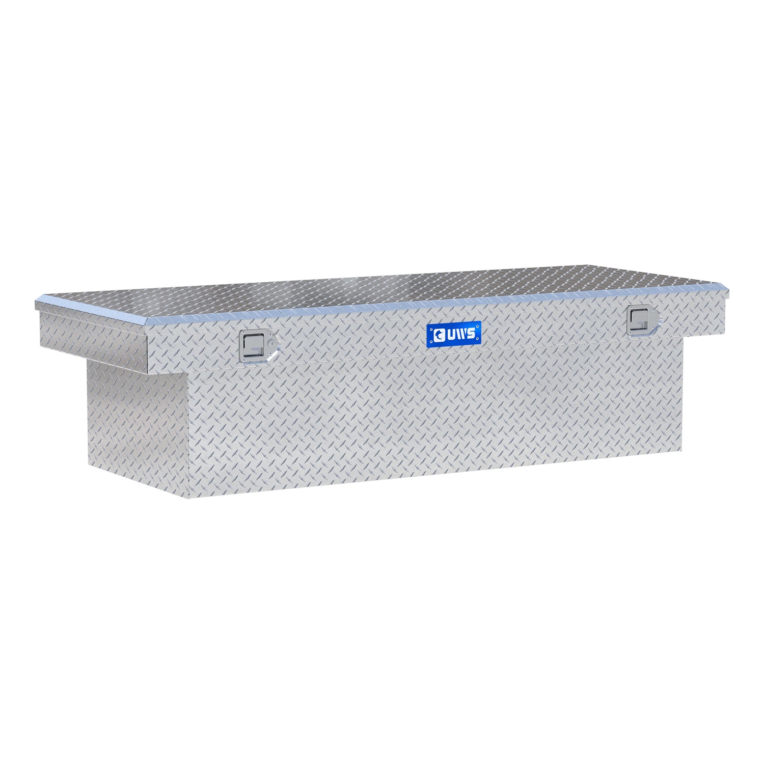 UWS TBSD-72-LBTA Bright Aluminum 72in. Deep Extra-Wide Crossover Truck Tool Box