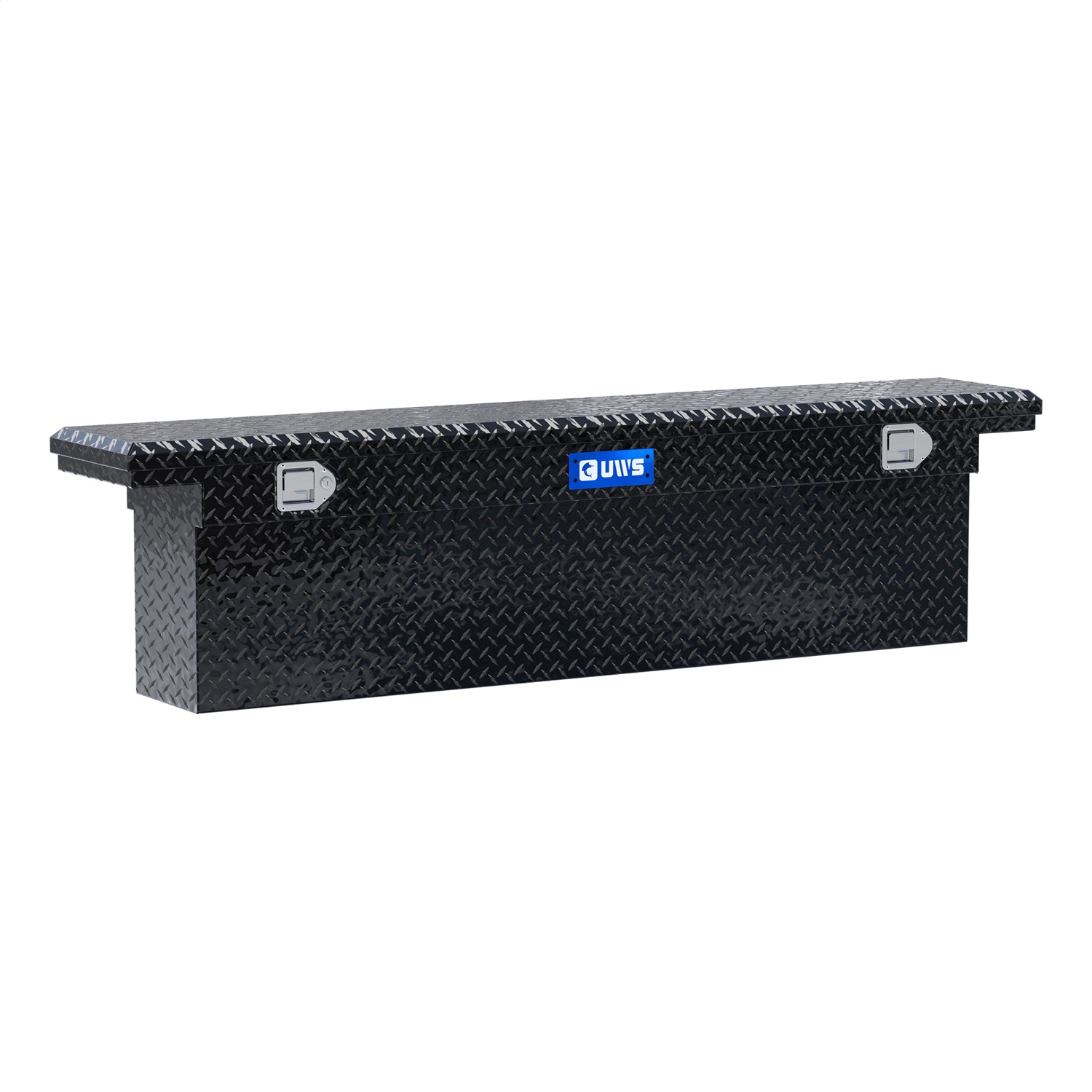 UWS TBSD-72-SL-LP-B Gloss Black 72in. Deep Slim Truck Tool Box; Low Profile (LTL Shipping Only)