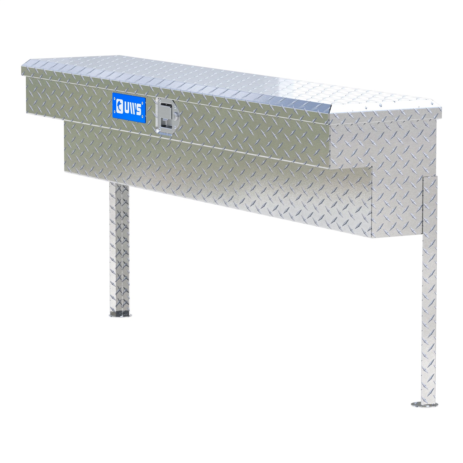 UWS TBSM-60 Bright Aluminum 60in. Truck Side Tool Box (LTL Shipping Only)