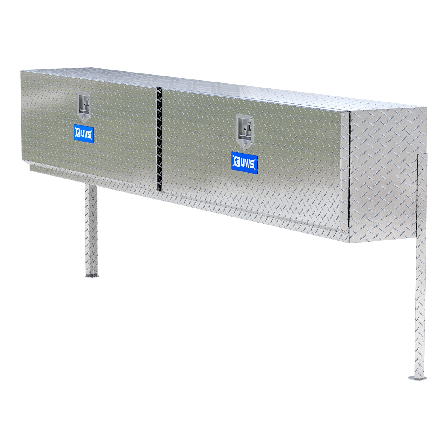 UWS TBTS-96 Bright Aluminum 96in. Double-Door Topside Truck Tool Box