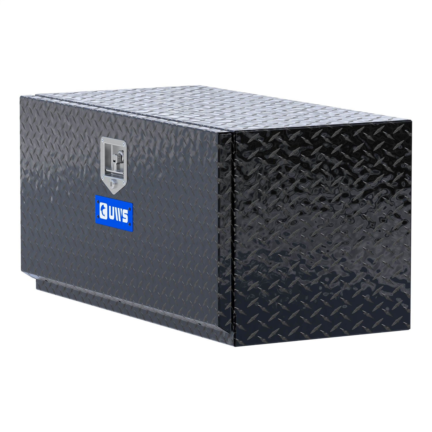 UWS TBUB-36-BLK Gloss Black Aluminum 36in. Single-Door Underbody Tool Box (LTL Shipping Only)