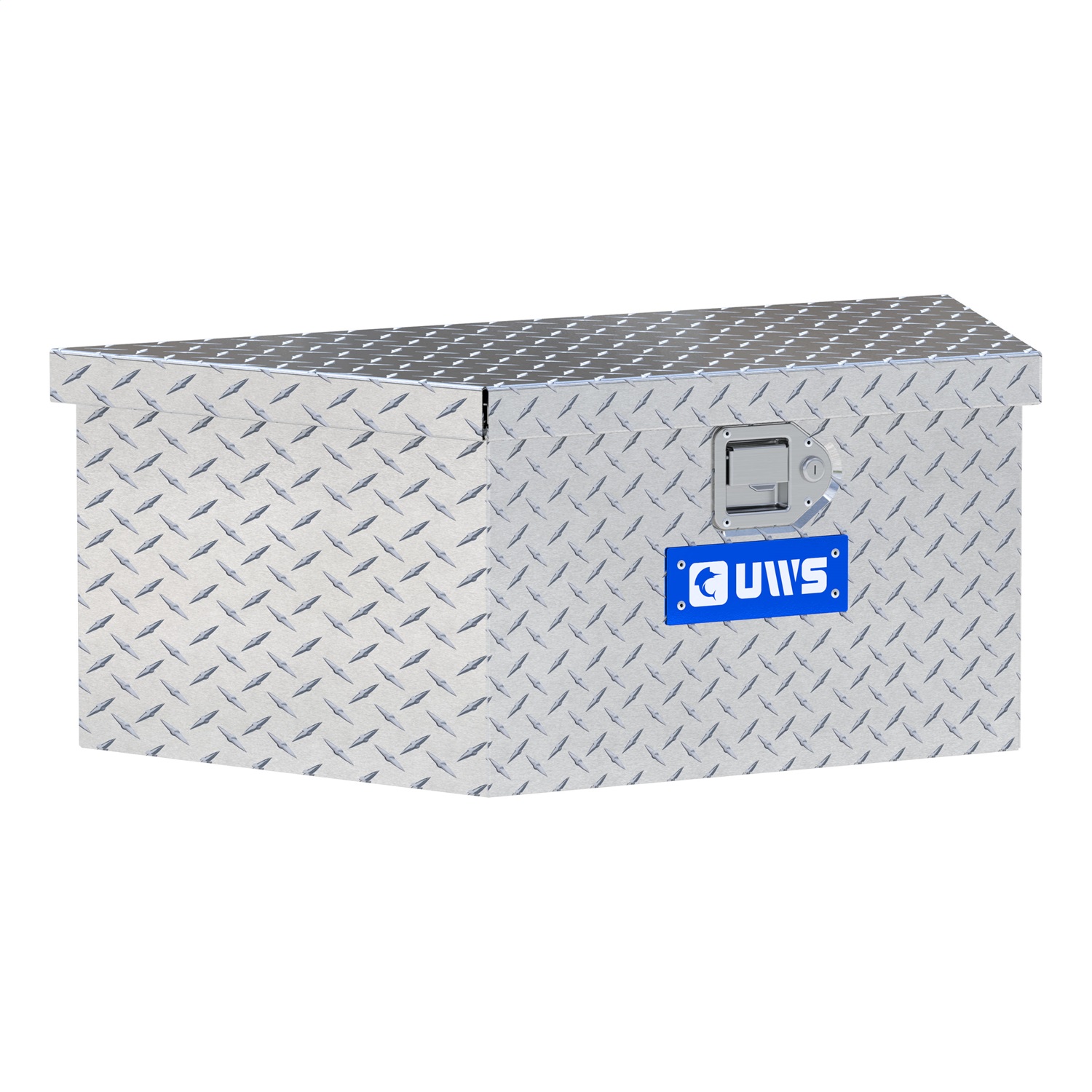 UWS TBV-34-LP Bright Aluminum 34in. Trailer Tongue Box with Low Profile (LTL Shipping Only)