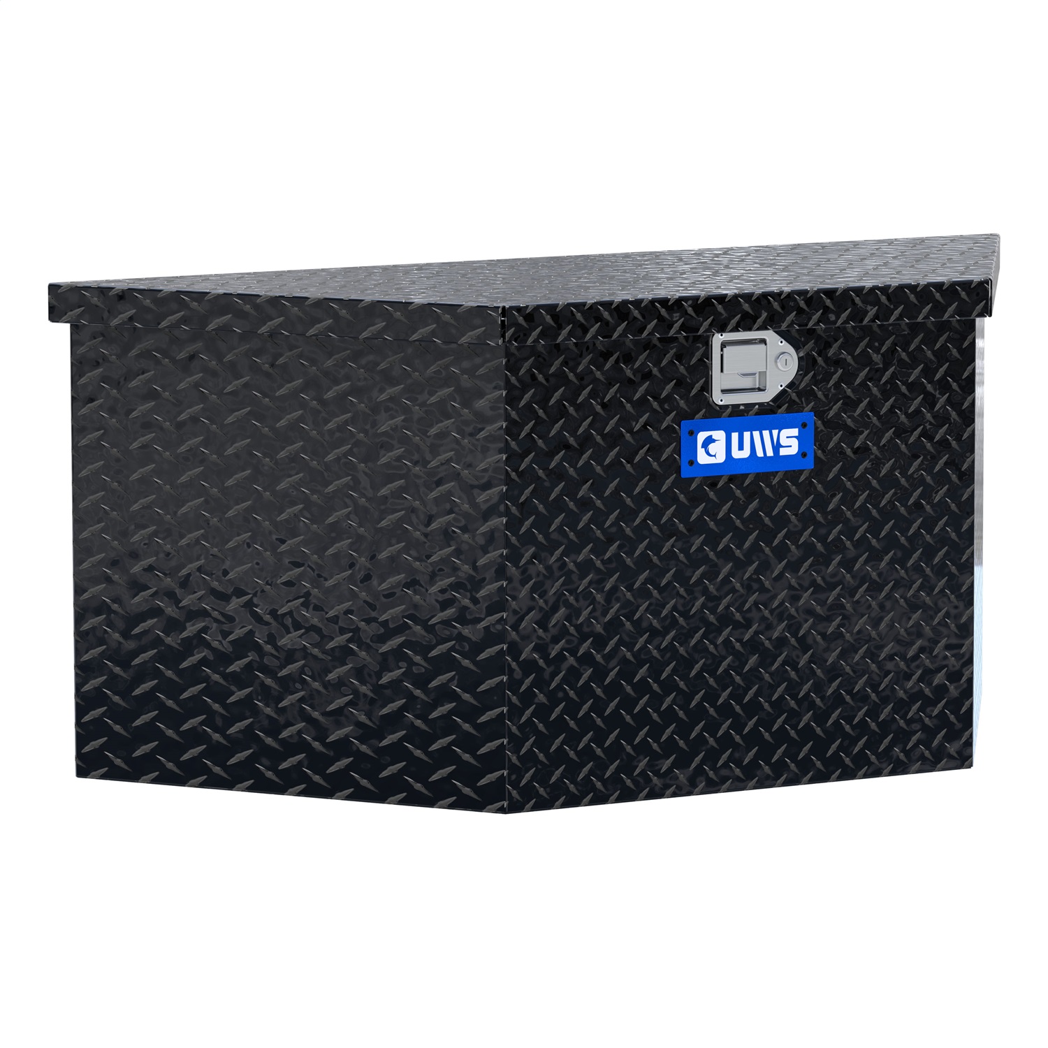 UWS TBV-49-BLK Gloss Black Aluminum 49in. Trailer Tongue Box (LTL Shipping Only)