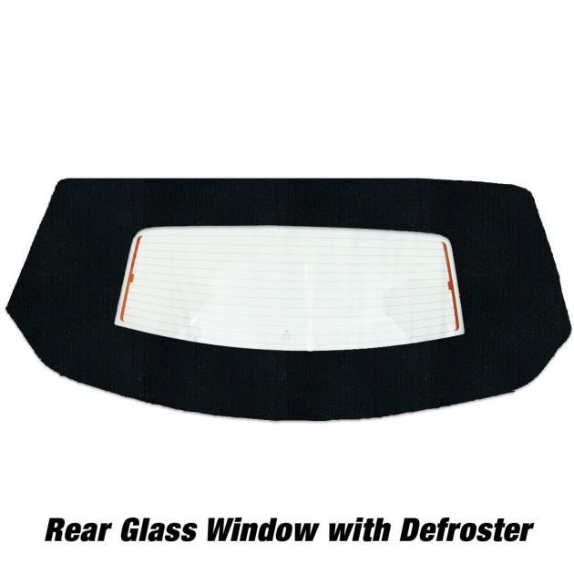 Kee Auto Top HG0483DF14SF Convertible Rear Window - Cloth, Direct Fit