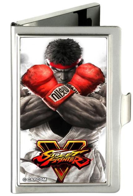 Business Card Holder - SMALL - STREET FIGHTER V Ryu Arms Crossed Pose FCG