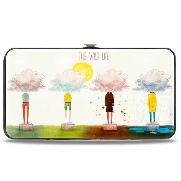 Hinged Wallet - THIS WILD LIFE Clouded People