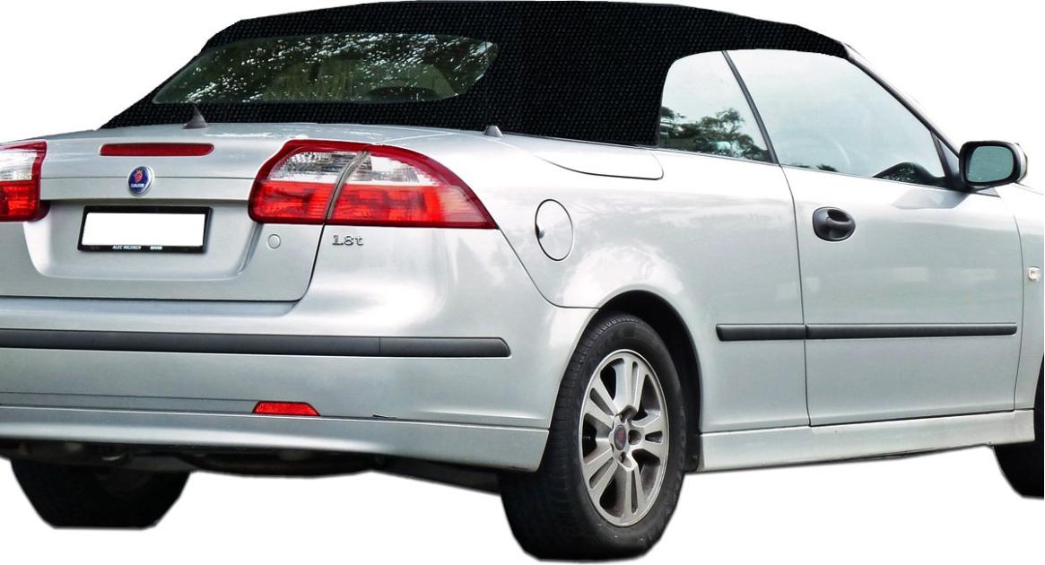 Kee Auto Top CF4061WC15TFDO Convertible Top - Black, Cloth, Direct Fit
