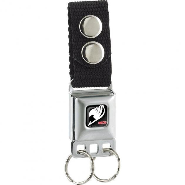 Keychain - FAIRY TAIL Guild Symbol Full Color Black/White/Red