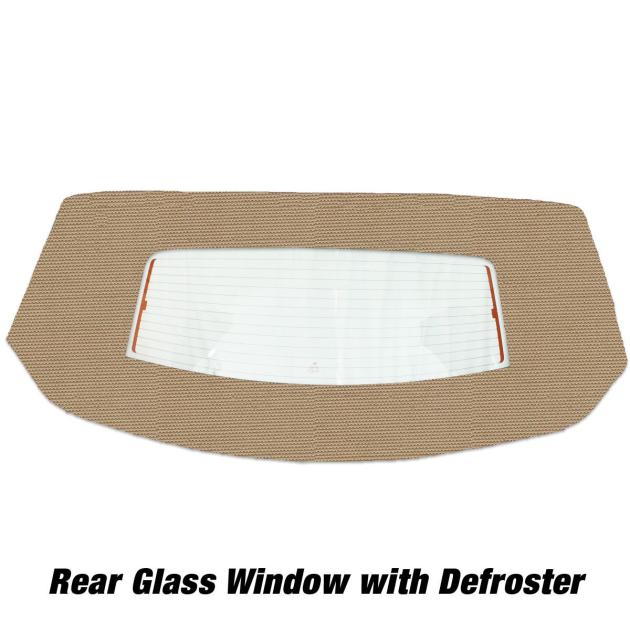 Kee Auto Top HG0351DF05SDX Convertible Rear Window - Vinyl, Direct Fit