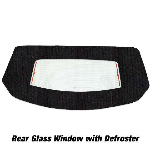 Kee Auto Top HG0455DF17SF Convertible Rear Window - Cloth, Direct Fit