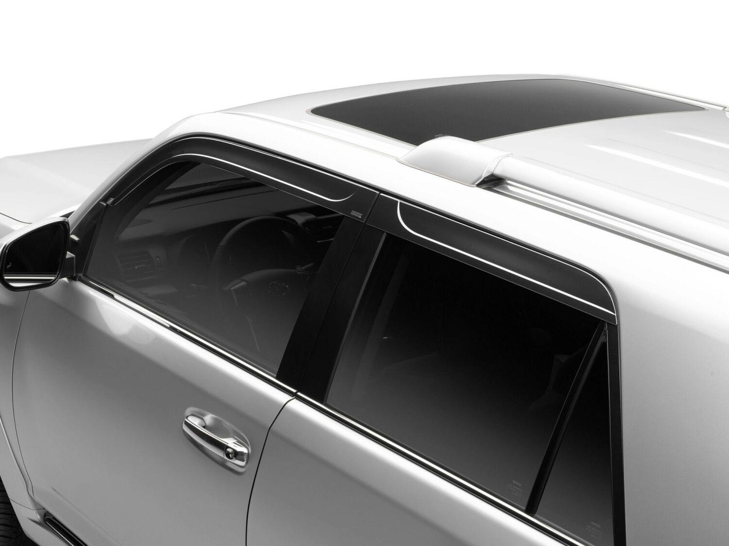 Husky Liners 2854149 Low Profile Ventvisor Deflector; Smoke; Outside Mount; 4 pc.