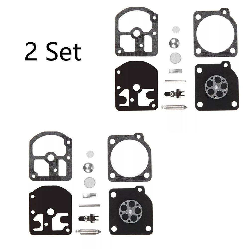 Set of 2 Carburetor Carb Kit for Stihl 009 010 011 012 011AV (ZAMA C1S-S1A RB-11)